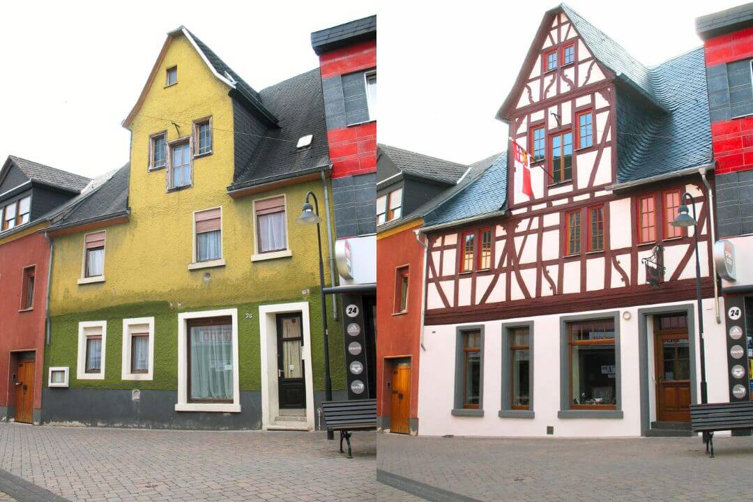 Sanierung eines Hauses in Niederwerth, trotz Denkmalschutz
